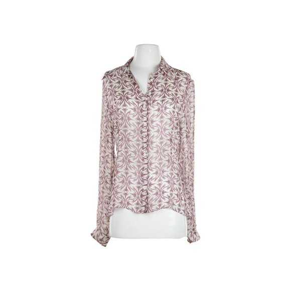 Allegra Hicks Button Down Shirts 8 Pink - Picture 1 of 2